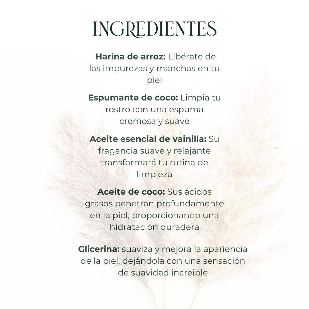 Jabón Exfoliante y Aclarante de Arroz – Limpieza que ilumina