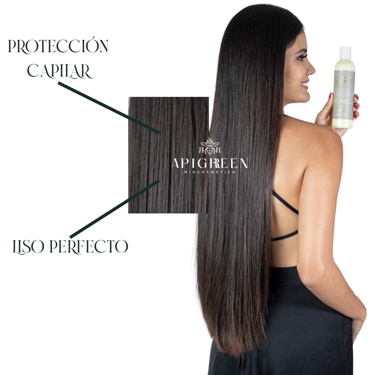 Keratina Nutritiva de Miel | Anti-Frizz
