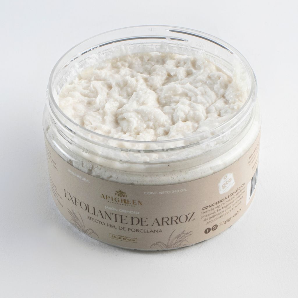 Jabón Exfoliante y Aclarante de Arroz – Limpieza que ilumina
