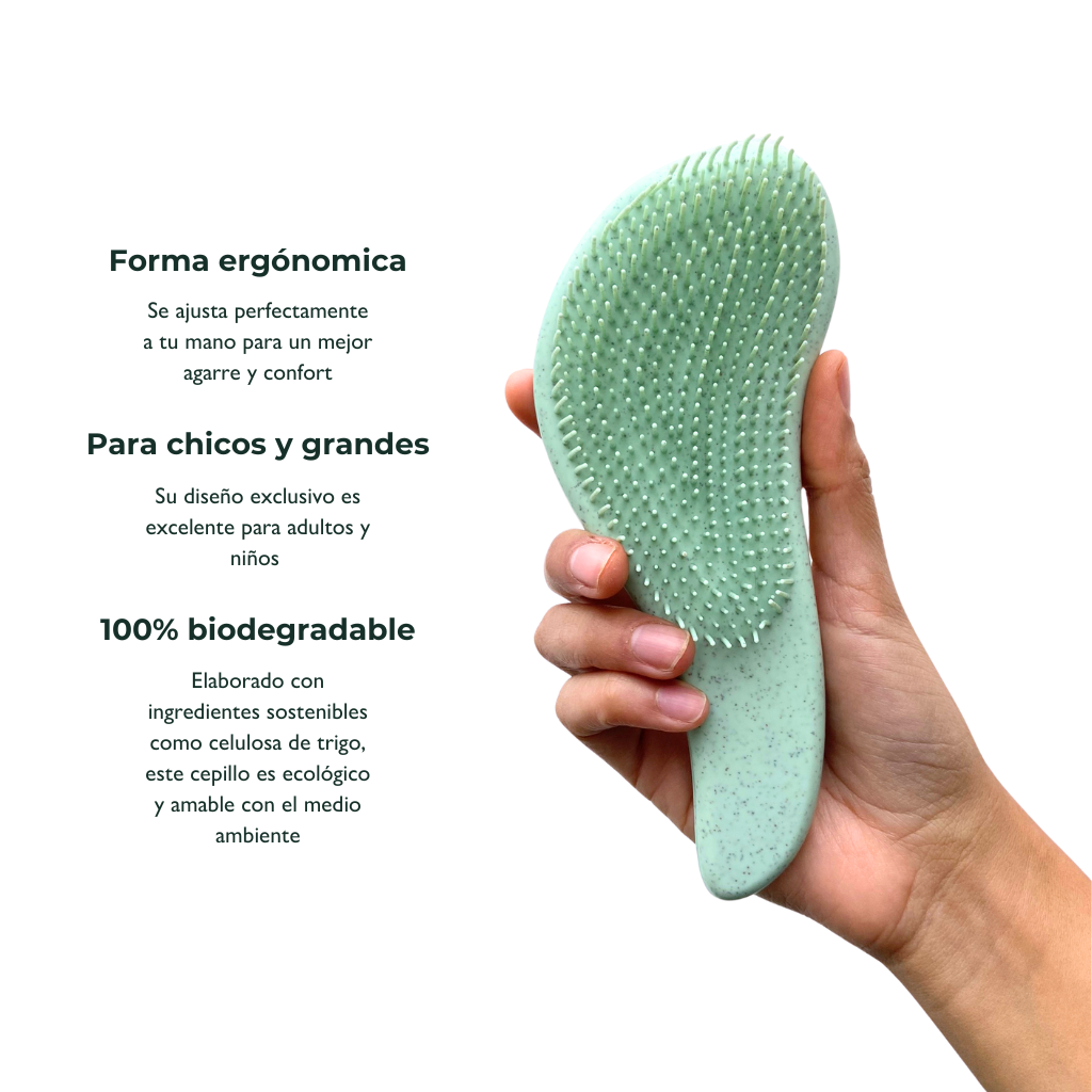 Cepillo Desenredante y Anti quiebre Eco-Friendly