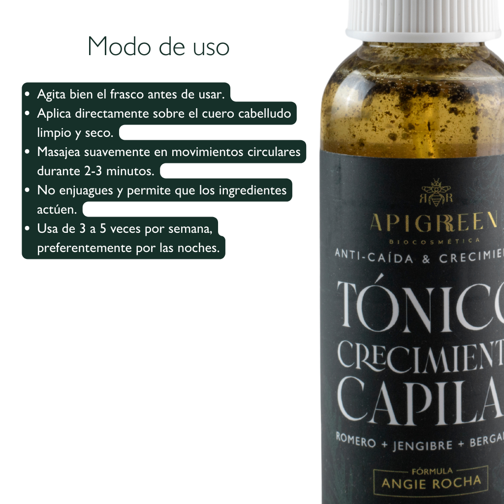 Tónico Capilar Natural | Estimula el Crecimiento y Fortalece la Raíz