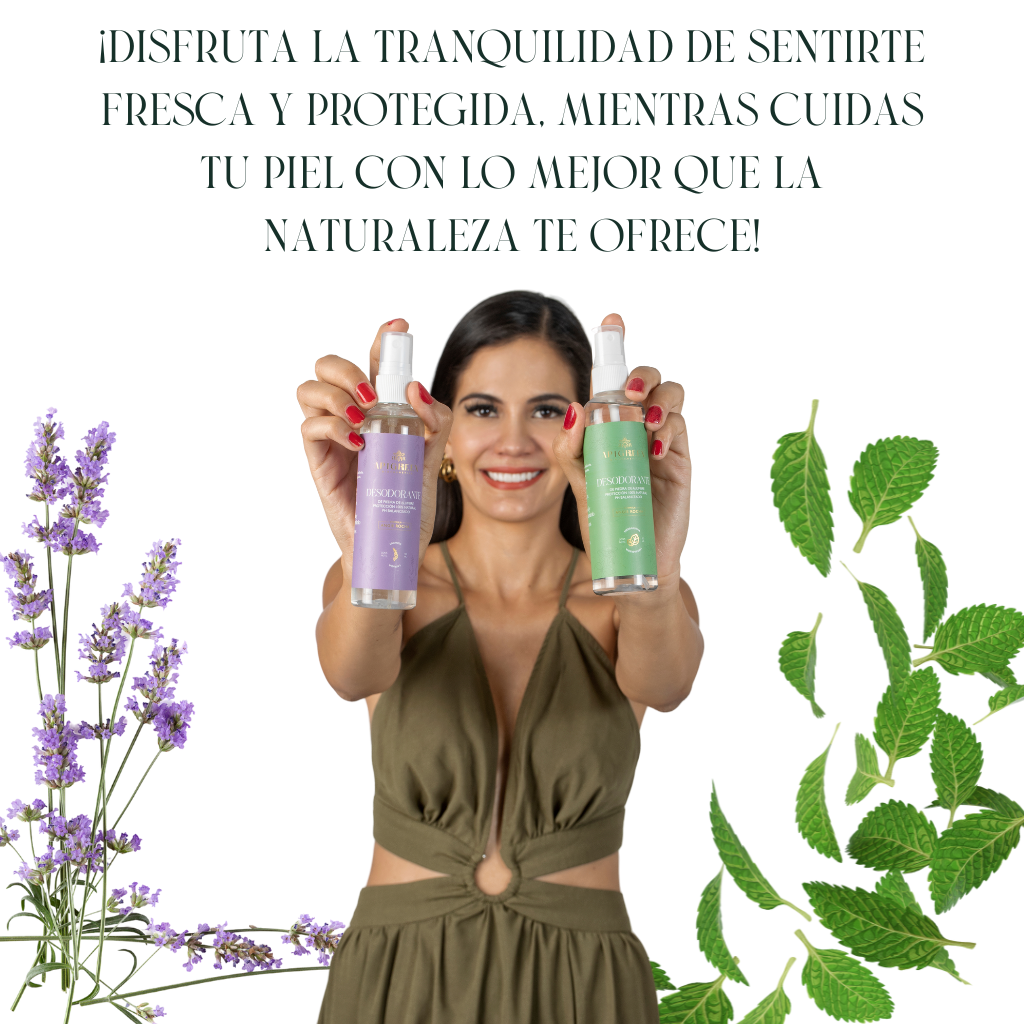 Desodorante Natural en Gel Lavanda y Hierbabuena