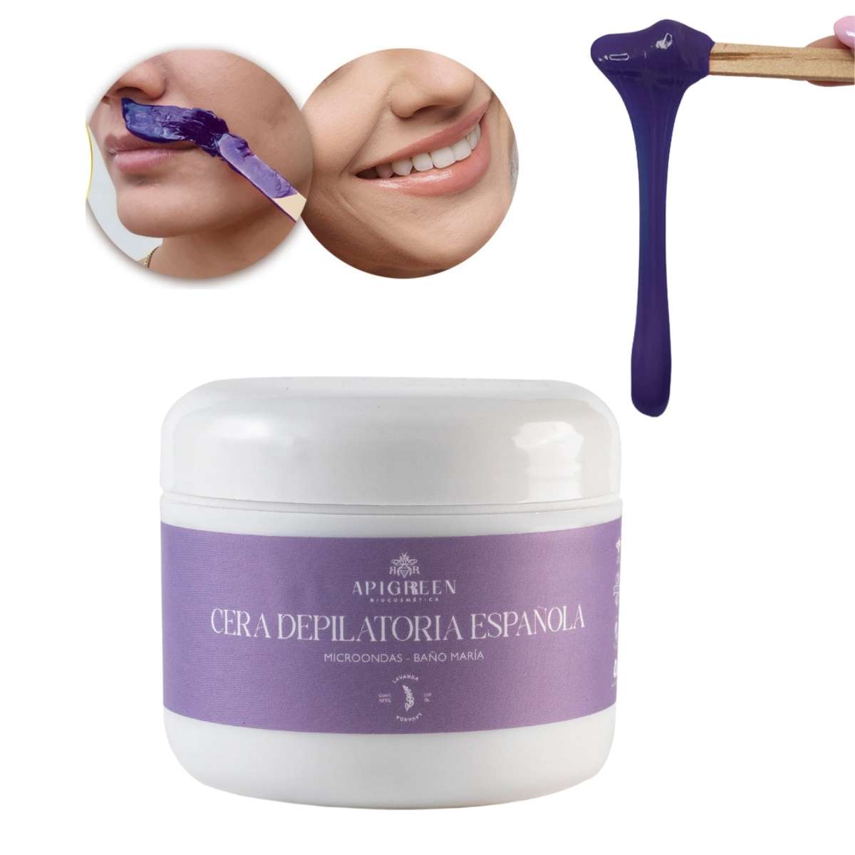 Con Cera Depilacion Para El Rostro Depilación Cera Tibia Facial