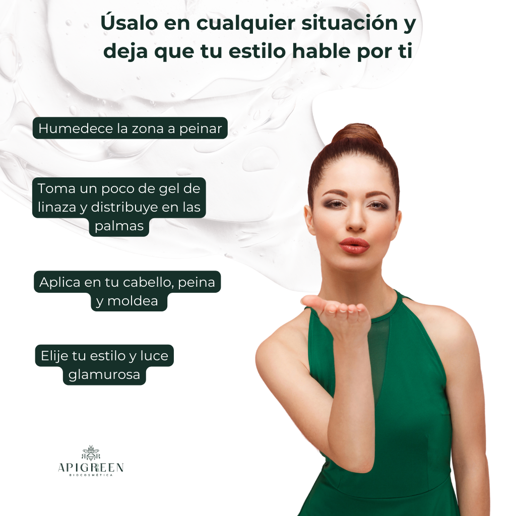 Gel de Linaza Natural | Fijación Suave y Nutritiva