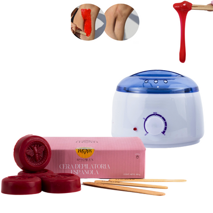 Kit fundidor básico de depilación