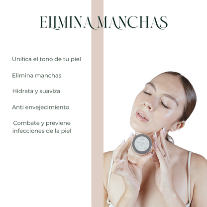 Crema facial aclarante con ácido kojico para una piel uniforme y luminosa
