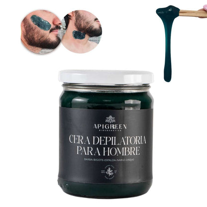 Cera española para hombre, vello muy grueso 400g