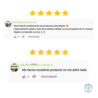 Kit de Depilación con Agua de Rosas y Talco