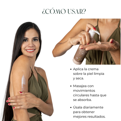 Crema Corporal de Cacao y Miel para una Piel Suave y Libre de Estrías