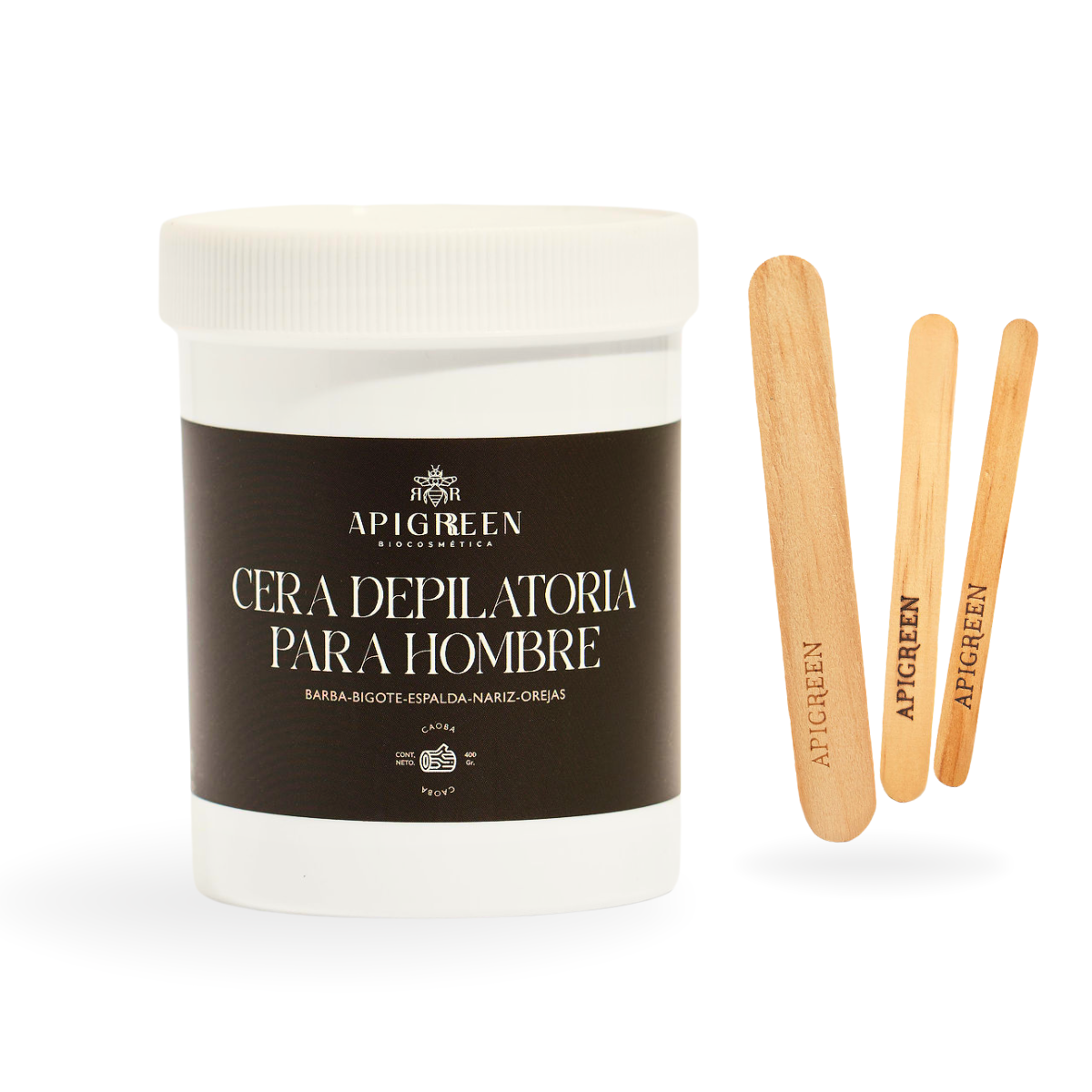 Cera española para hombre, vello muy grueso 400g