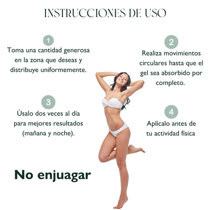 REDU-GEL "Reductor corporal natural con algas marinas y extractos"