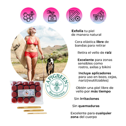 Cera Española todas las zonas 500g