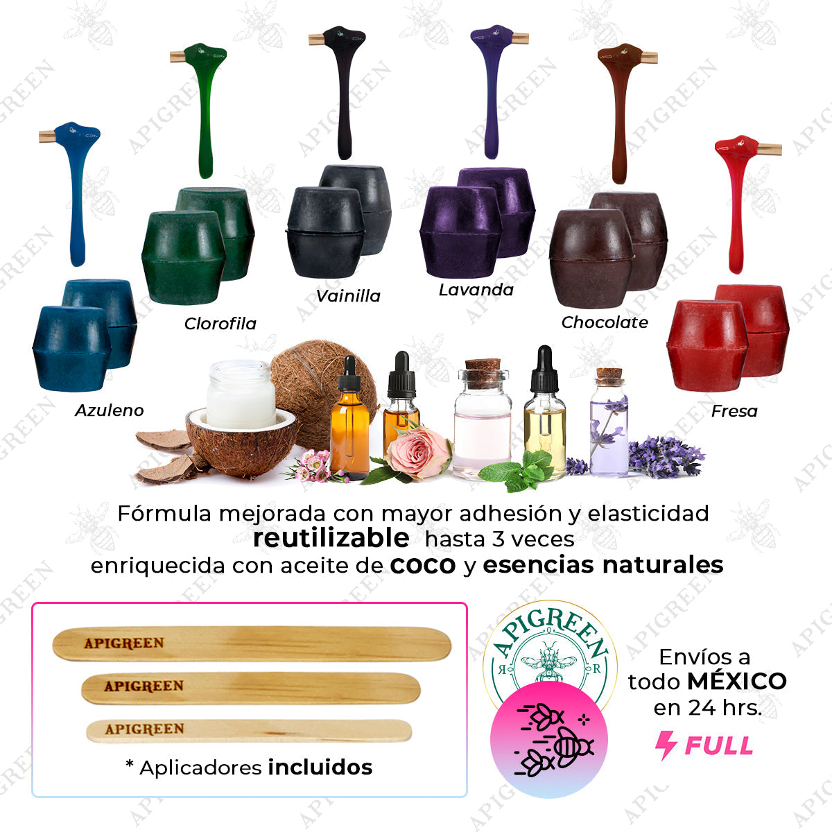 Cera Española todas las zonas 500g