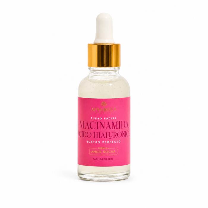 Serum Facial Hidratante con Niacinamida y Ácido Hialurónico efecto "Eternal Youth"