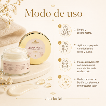 Crema de Noche con Ácido Kójico – Despídete de las manchas