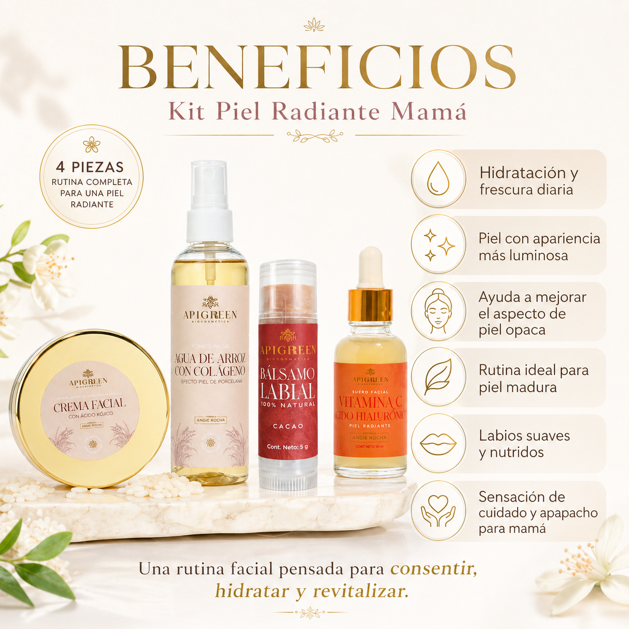 Kit Piel Radiante Mamá