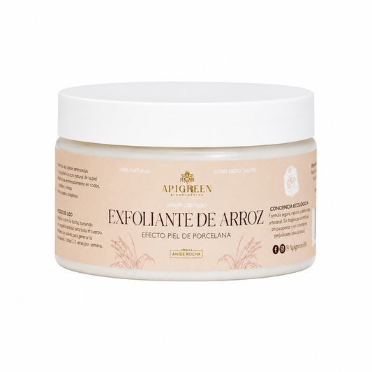 Jabón Exfoliante y Aclarante de Arroz – Limpieza que ilumina