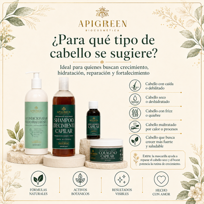 Kit Restauración Total | Anticaída, Hidratación y Reparación Profunda