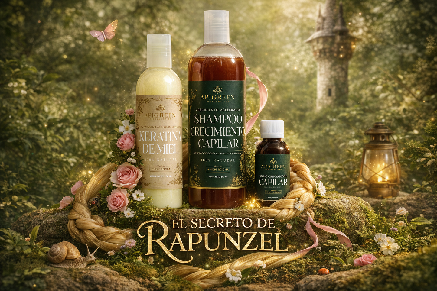 Kit Mágico el Secreto de Rapunzel | Crecimiento y Suavidad