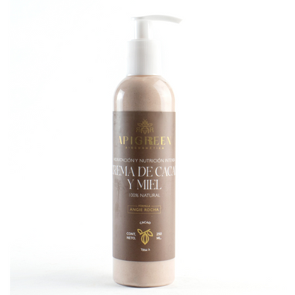 Crema Corporal de Cacao y Miel para una Piel Suave y Libre de Estrías