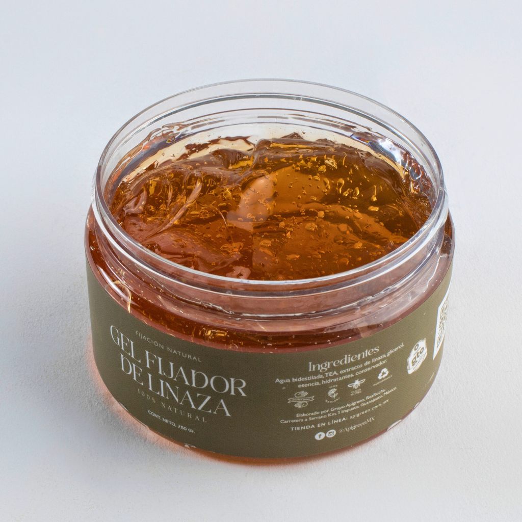 Gel de Linaza Natural | Fijación Suave y Nutritiva