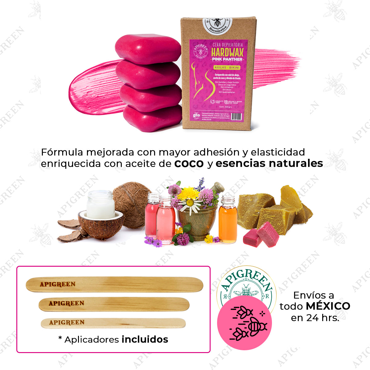 Cera Española Pink Panther Axilas y Bikini 320 g