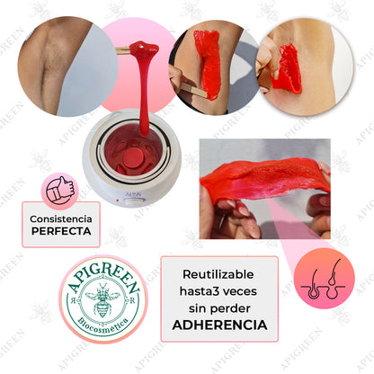 Kit fundidor básico de depilación