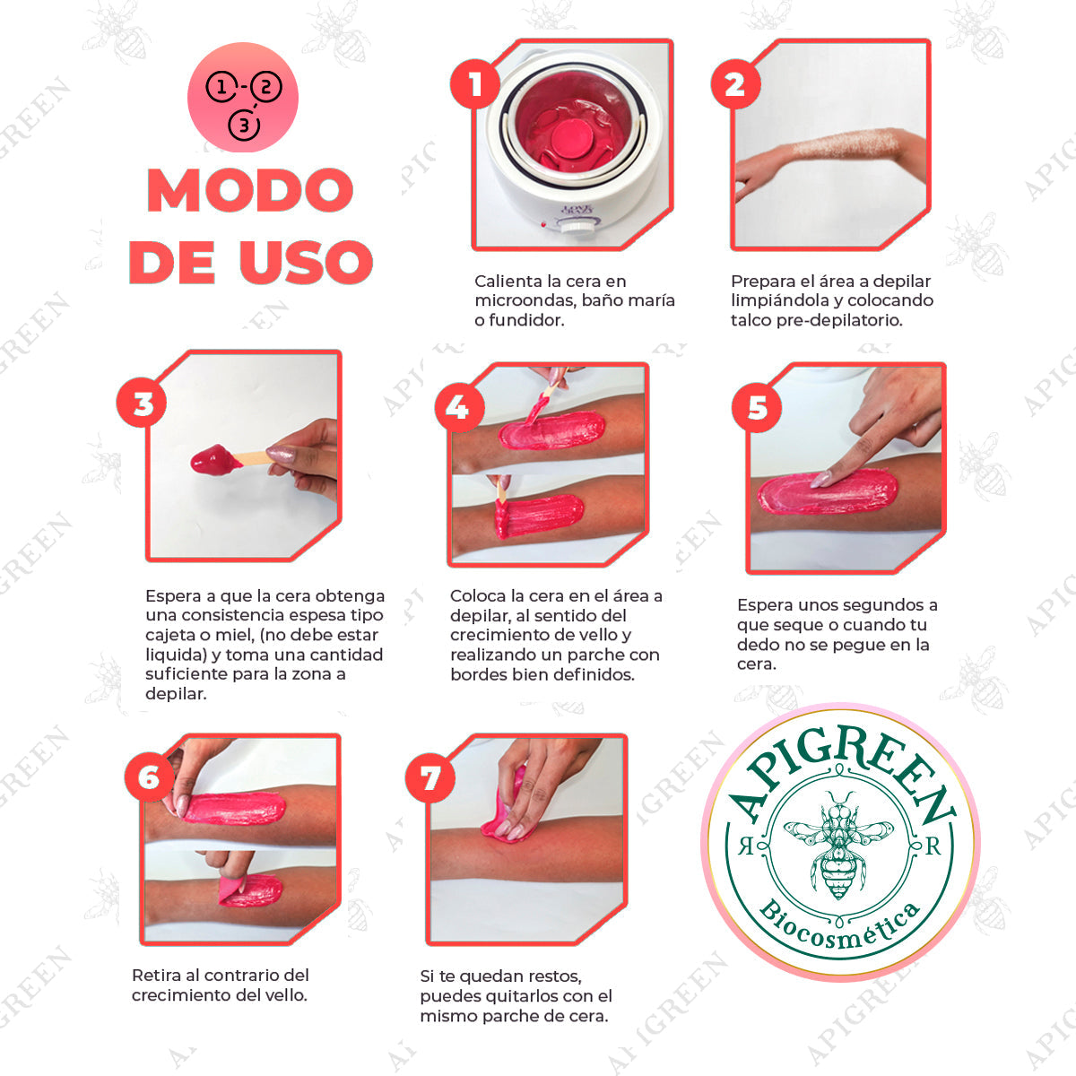 Kit fundidor básico de depilación