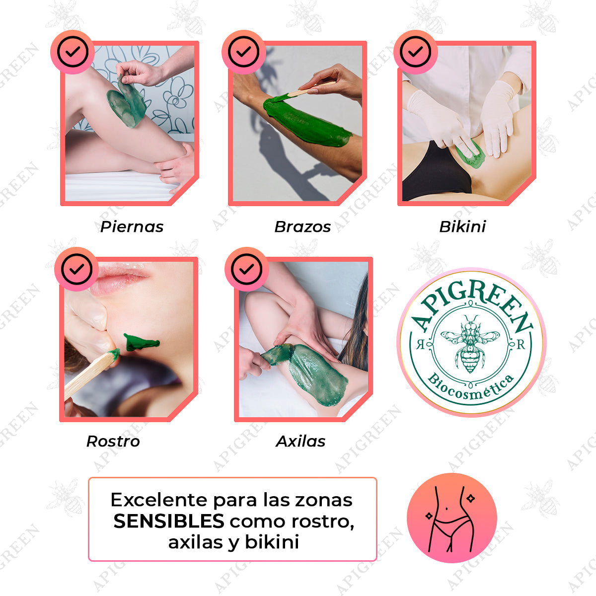 Kit fundidor básico de depilación