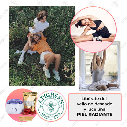 Kit fundidor básico de depilación