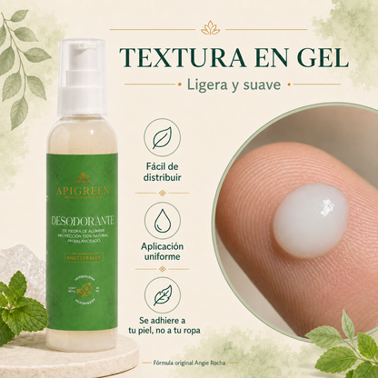 Desodorante Natural en Gel Lavanda y Hierbabuena